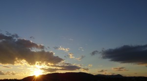 Midnight sun in Alta  at 24:00 -  Mitternachtssommer in Alta um 24:00